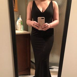 Lulus black melora dress